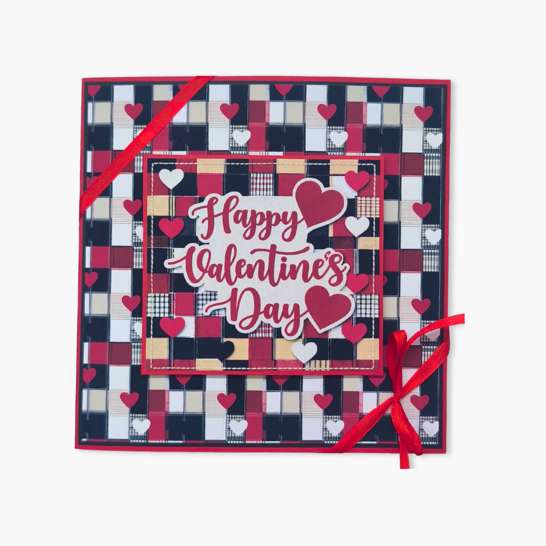 His Valentine's Waterfall card