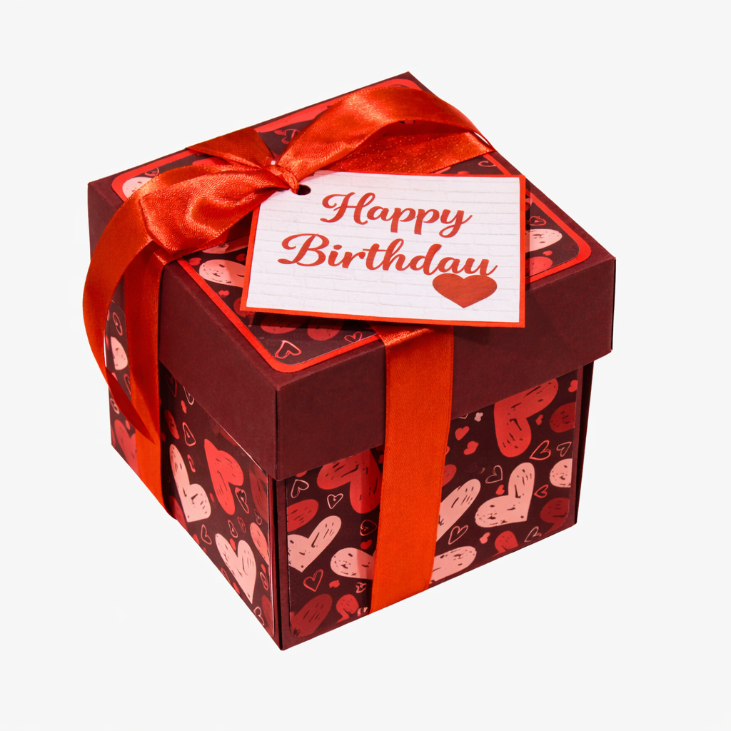 Forever Yours Birthday Explosion box (8 Photos)