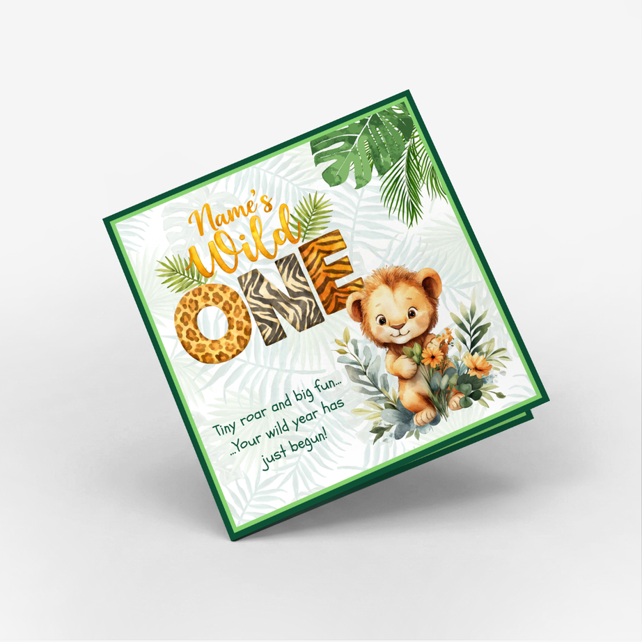 Wild ONE boy Classic Card