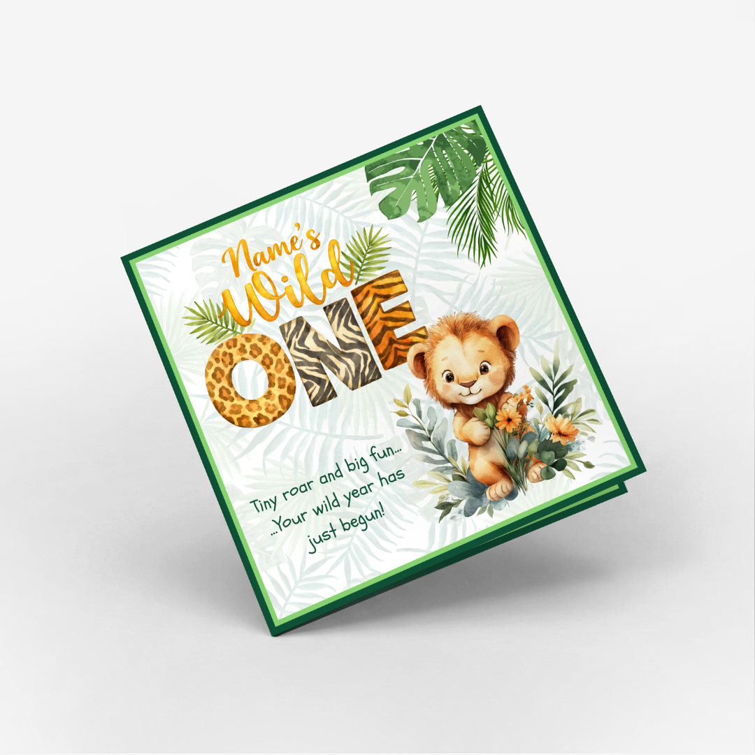 Wild ONE boy Classic Card