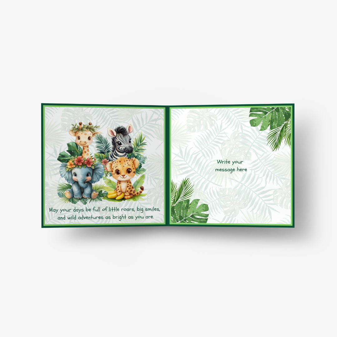 Wild ONE boy Classic Card