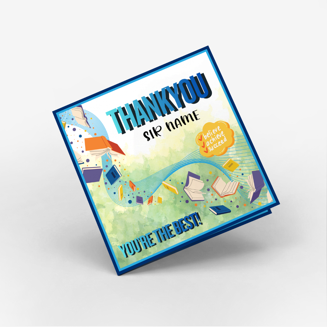 Teacher, You're the Best Classic Card