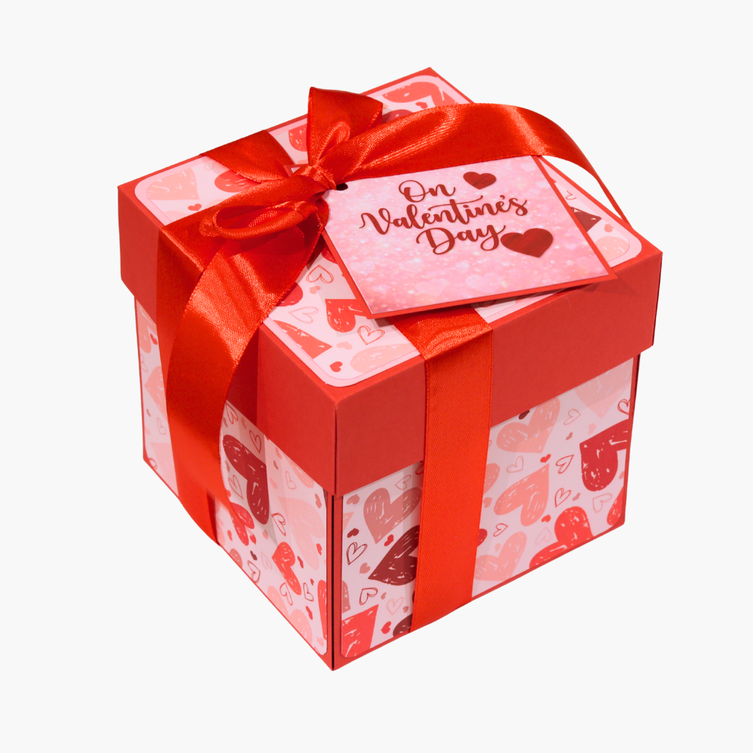 Sweetheart Surprise Valentine's Explosion box (8 Photos)