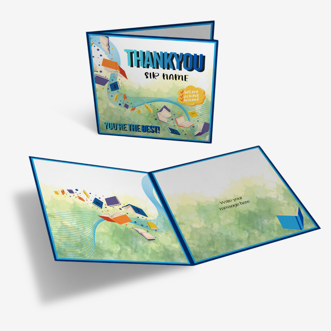 Teacher, You're the Best Classic Card