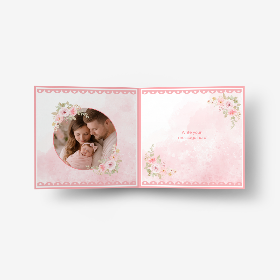 Blossom Baby Girl Classic Card