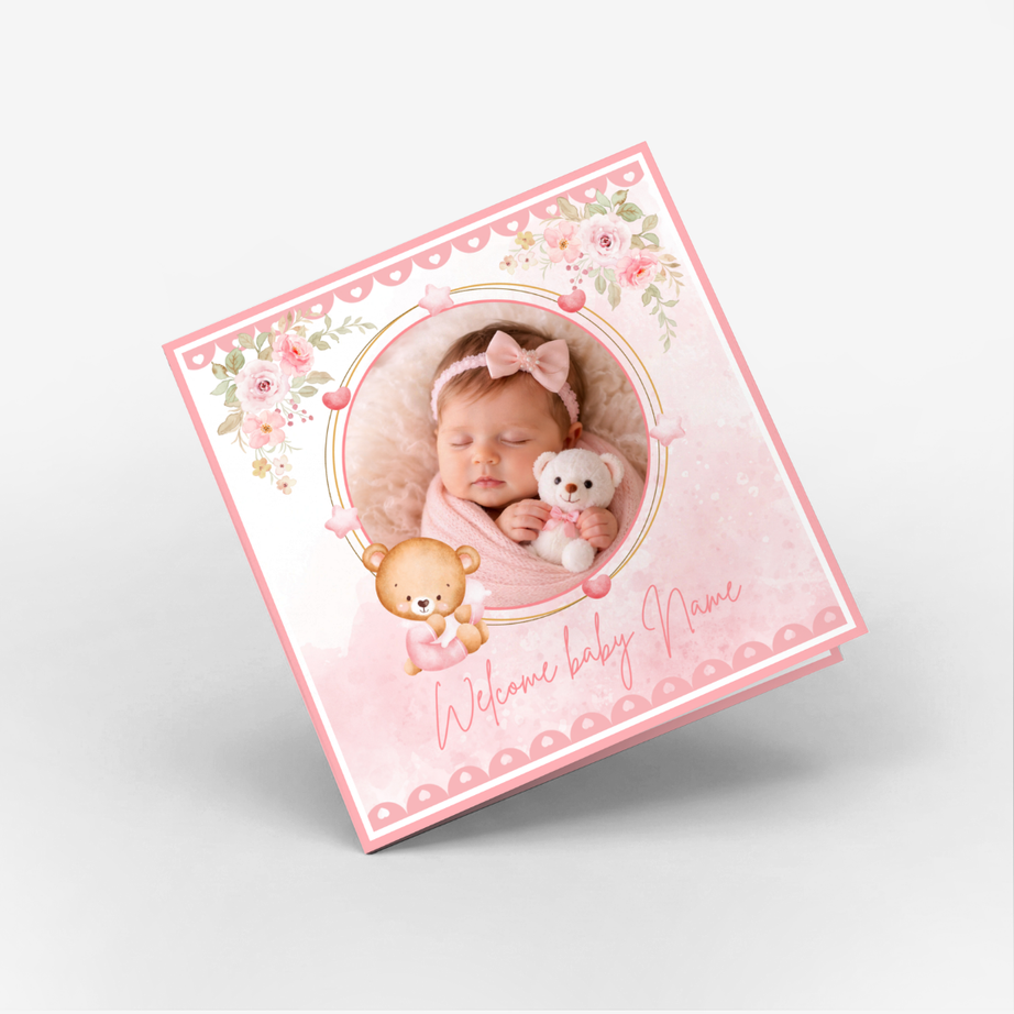 Blossom Baby Girl Classic Card