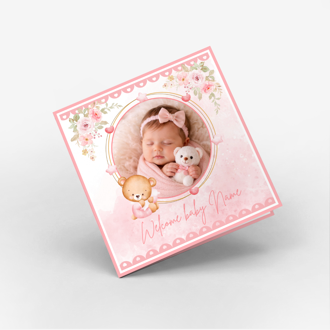 Blossom Baby Girl Classic Card