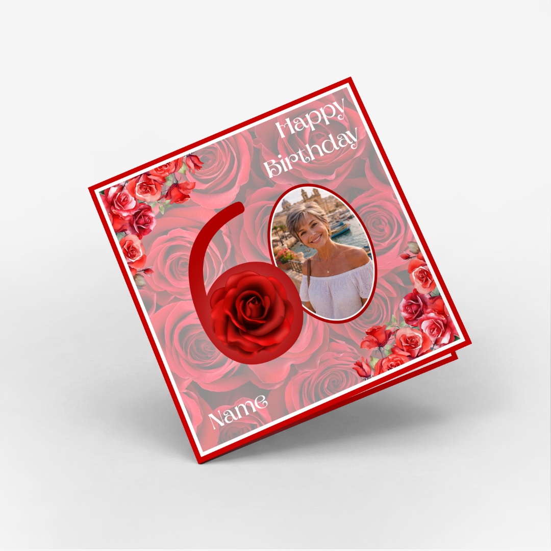 60's Rose Classic Card