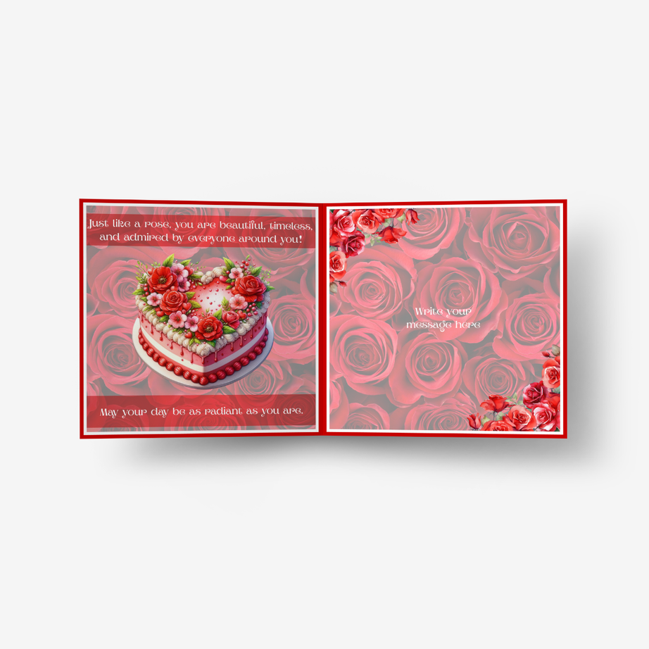 60's Rose Classic Card