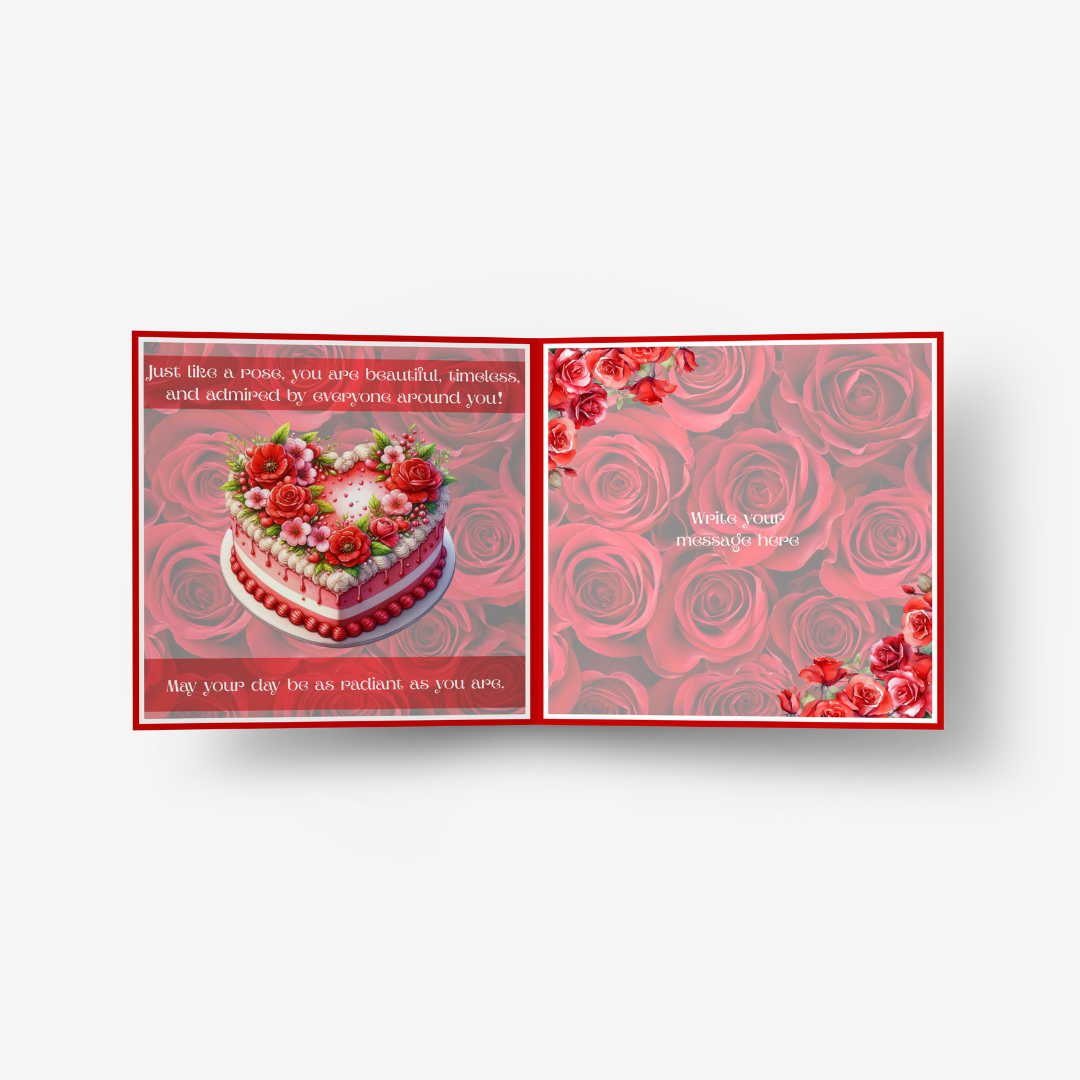 60's Rose Classic Card