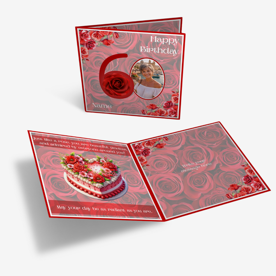 60's Rose Classic Card