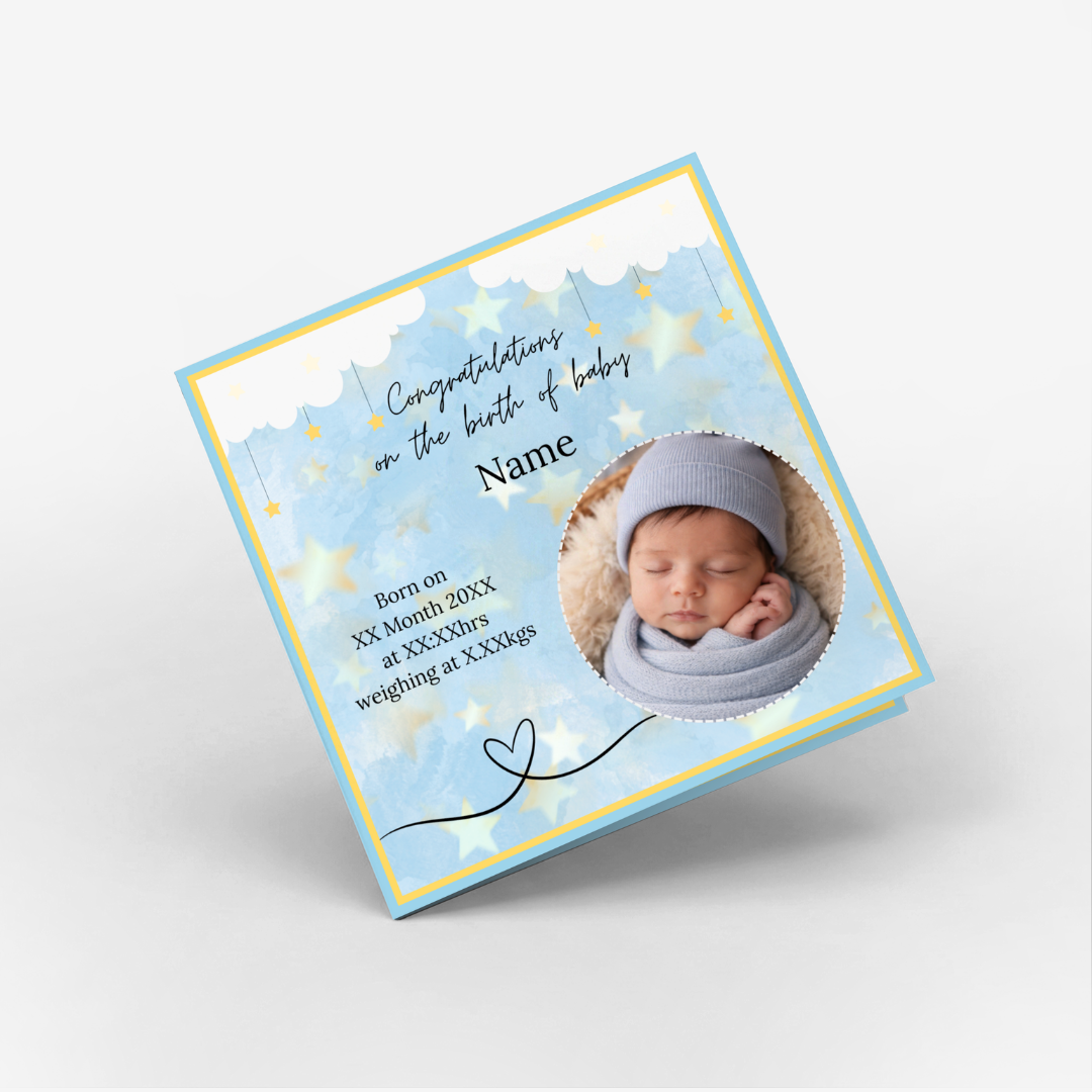 Twinkle star boy Classic Card