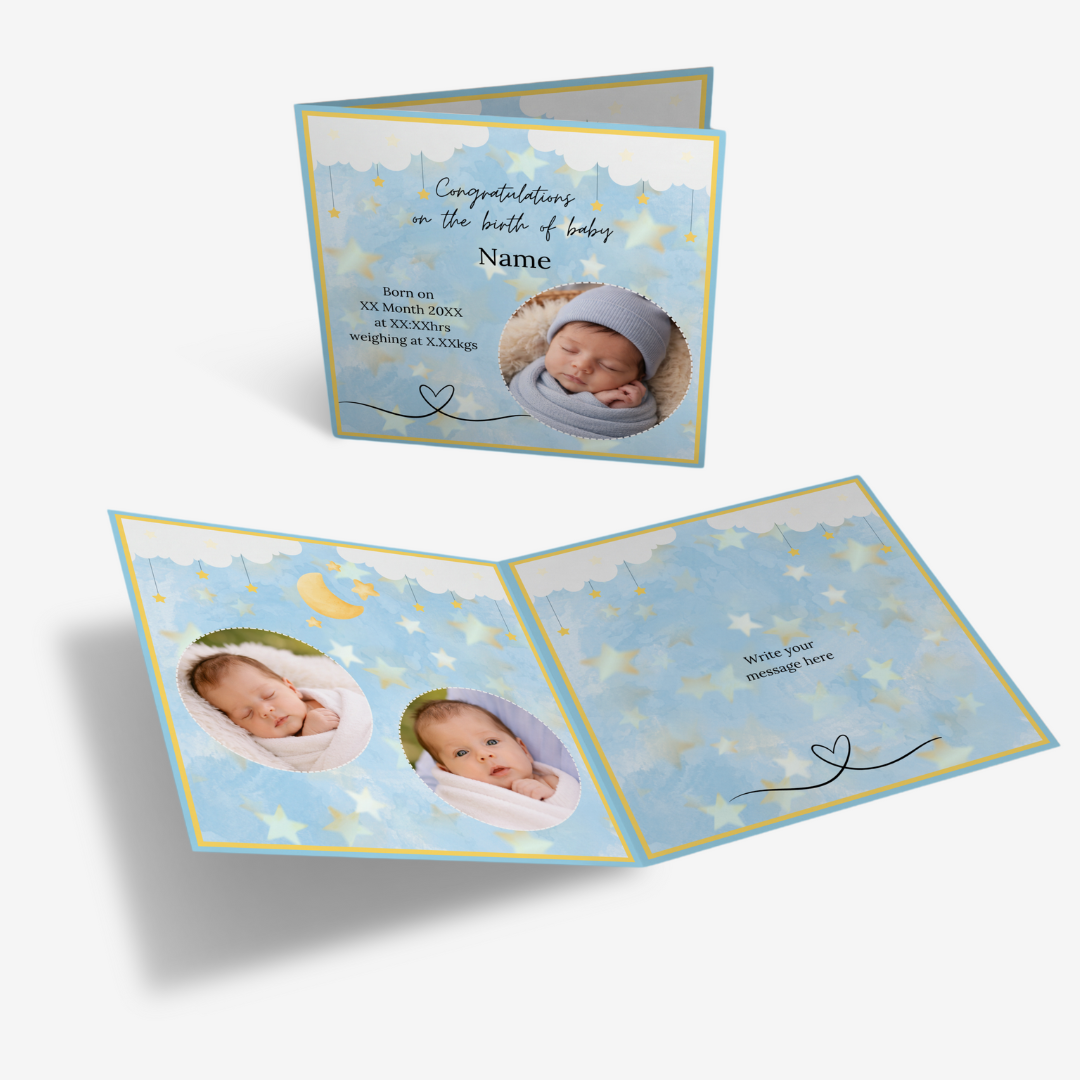 Twinkle star boy Classic Card
