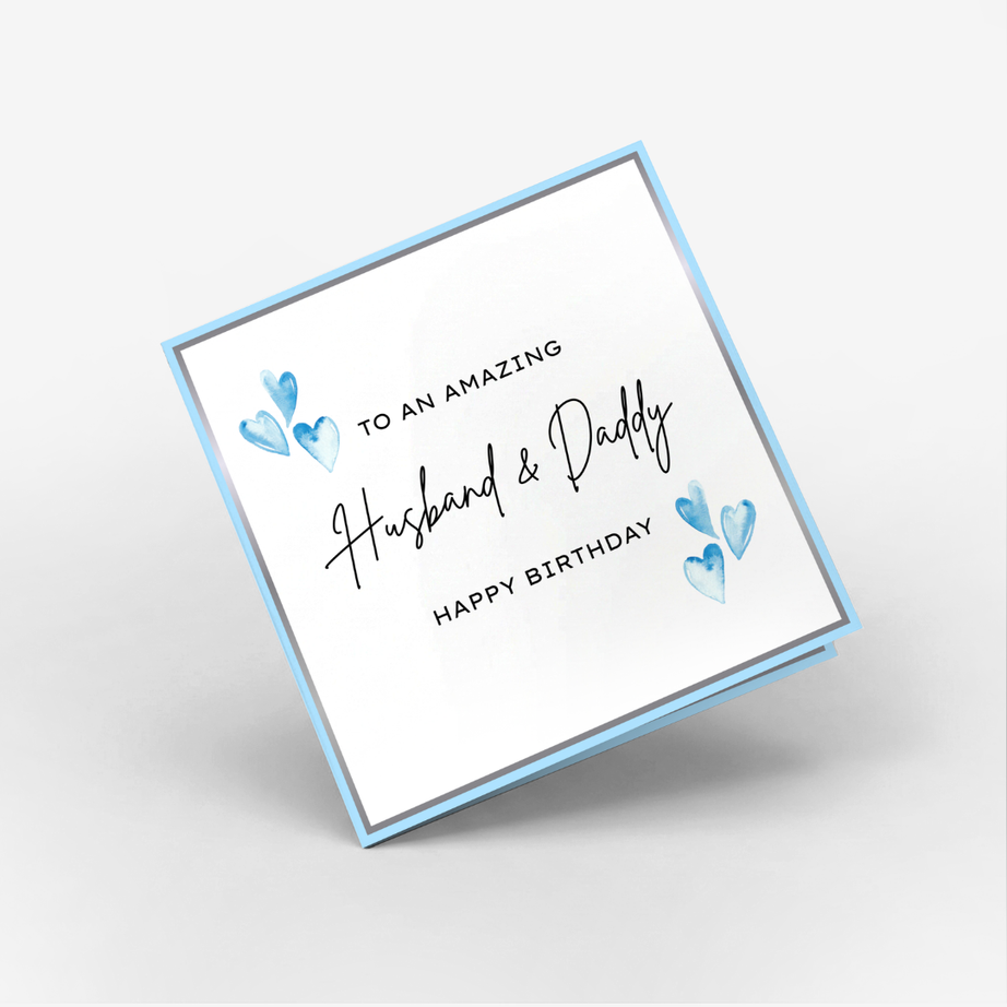 Husband & Daddy Birthday Classic Card