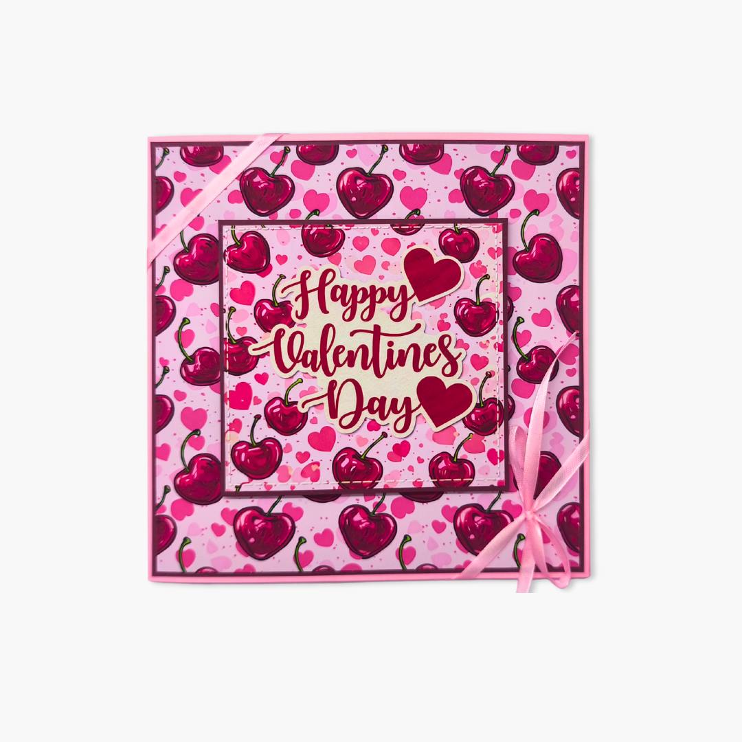 Cherry Lover Waterfall Card