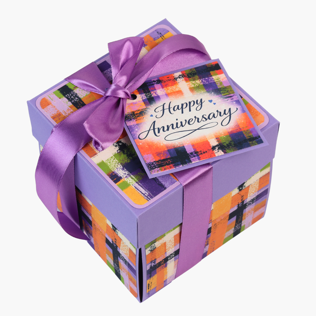 Abstract Harmony Anniversary Explosion Box (4 Photos)