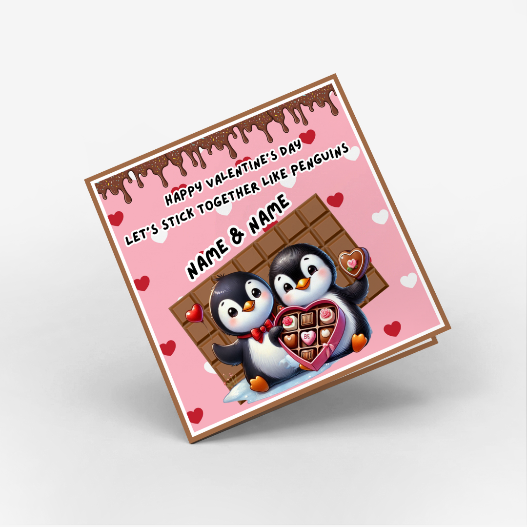 Love like Penguins Classic Card