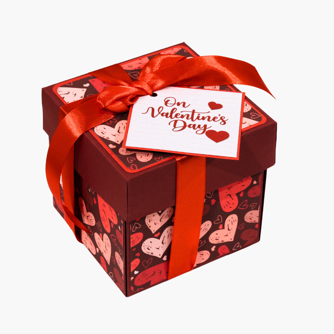 Forever Yours Valentine's Explosion box (8 Photos)