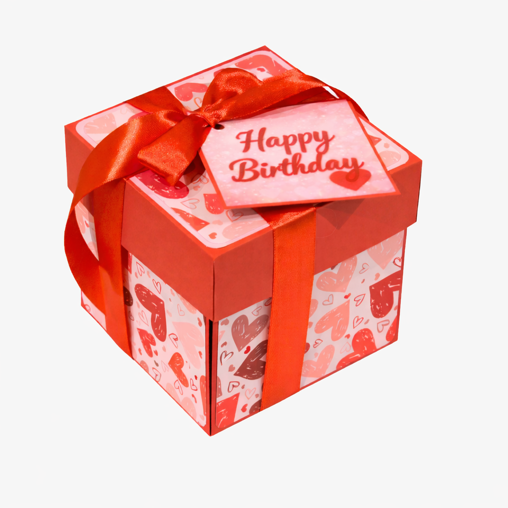 Sweetheart Surprise Birthday Explosion box (4 Photos)