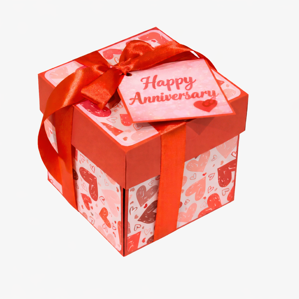 Sweetheart Surprise Anniversary Explosion box (8 Photos)