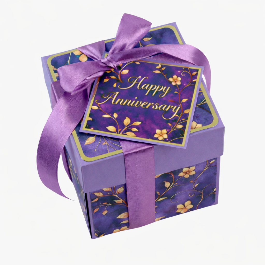 Flora Viola Anniversary Explosion box (8 Photos)