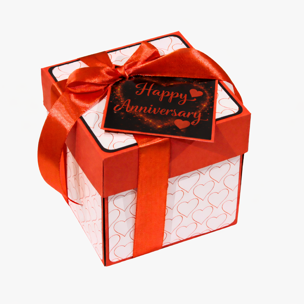 Heart to Heart Anniversary Explosion Box (8 Photos)