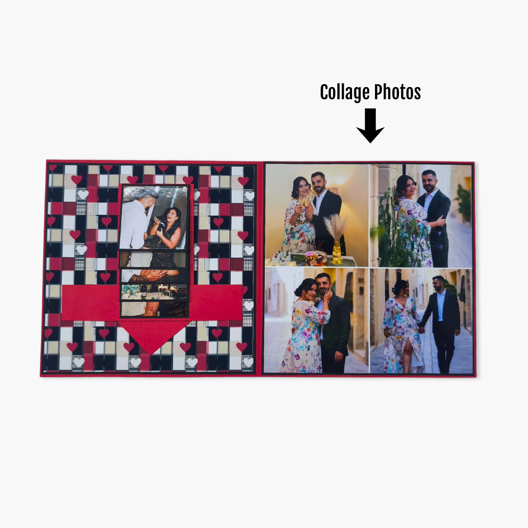 His Valentine's Waterfall card