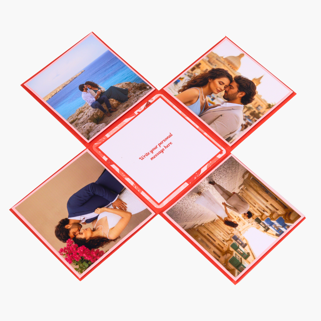Sweetheart Surprise Anniversary Explosion box (4 Photos)