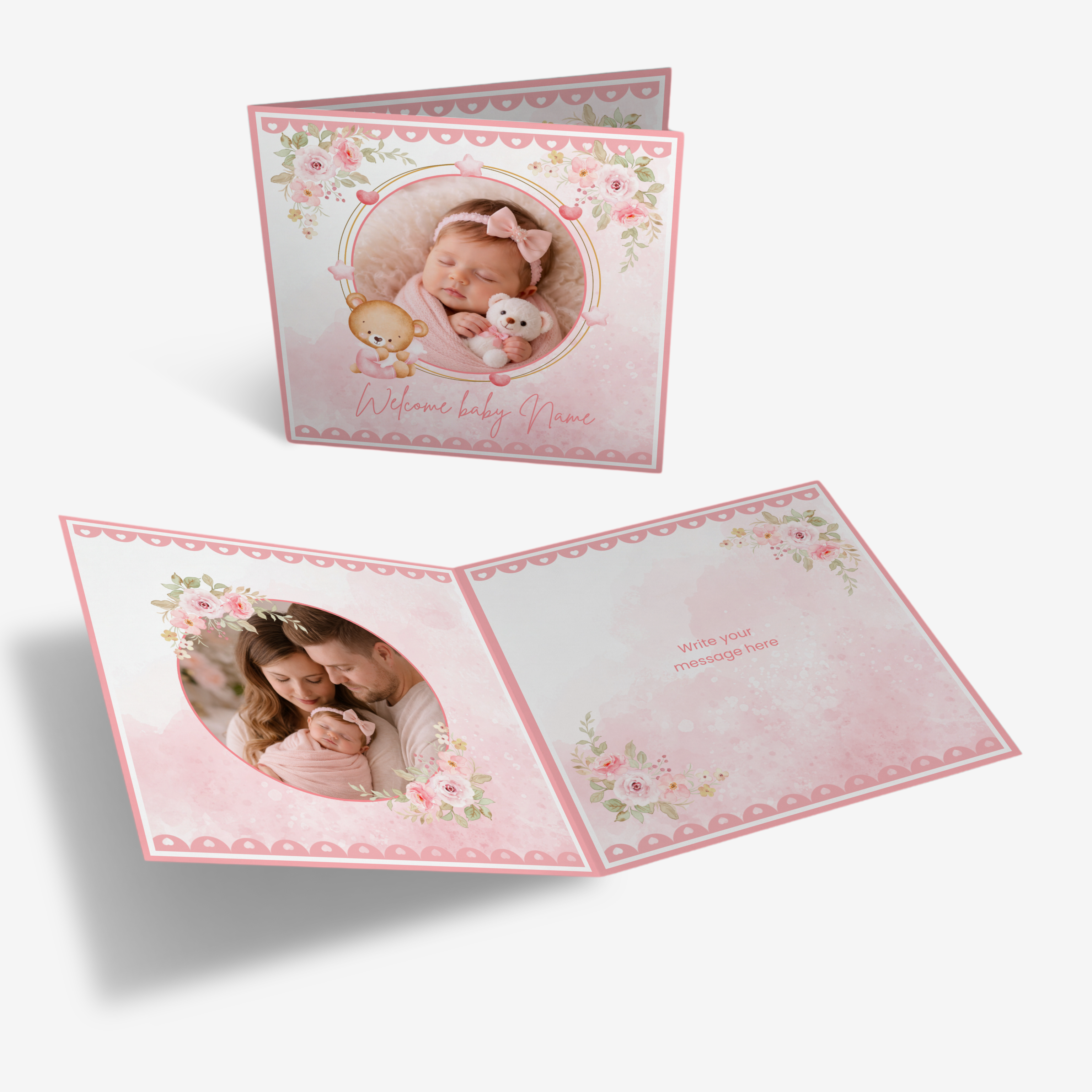 Blossom Baby Girl Classic Card