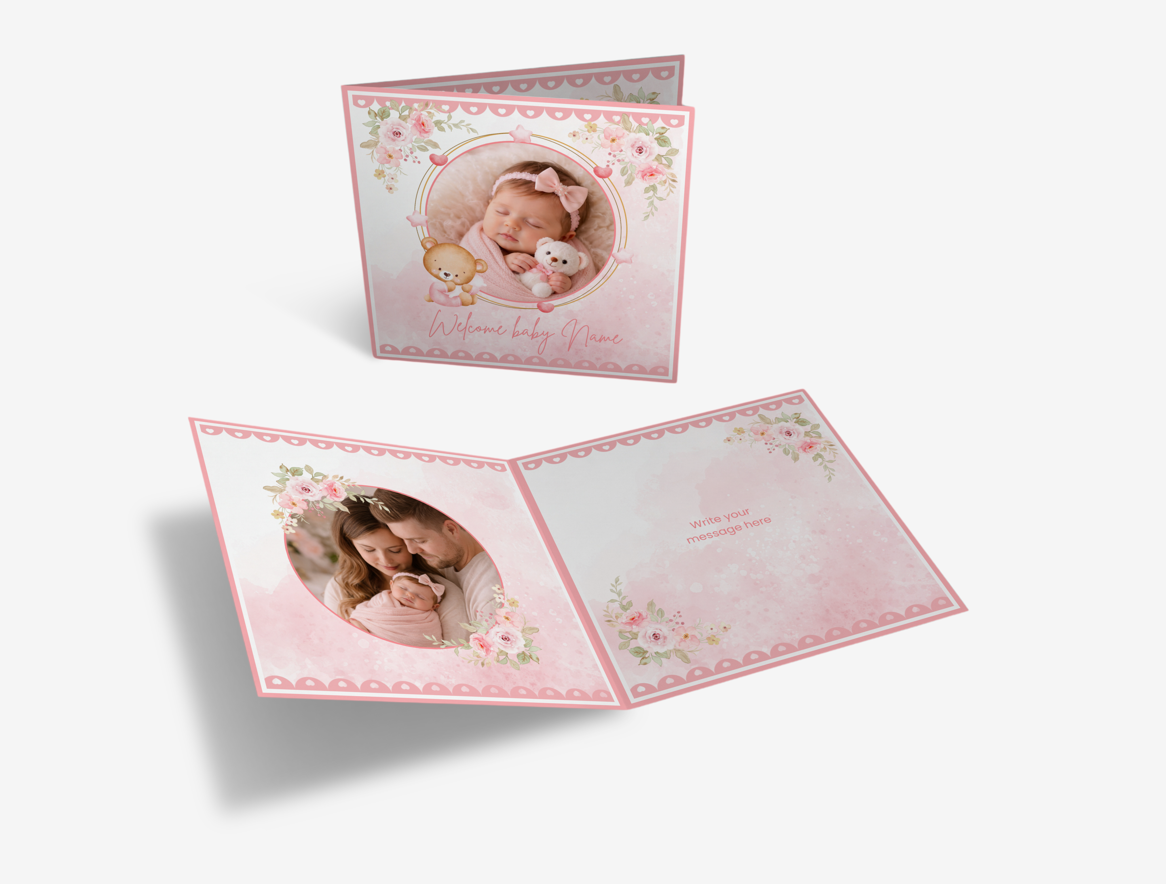 Blossom Baby Girl Classic Card