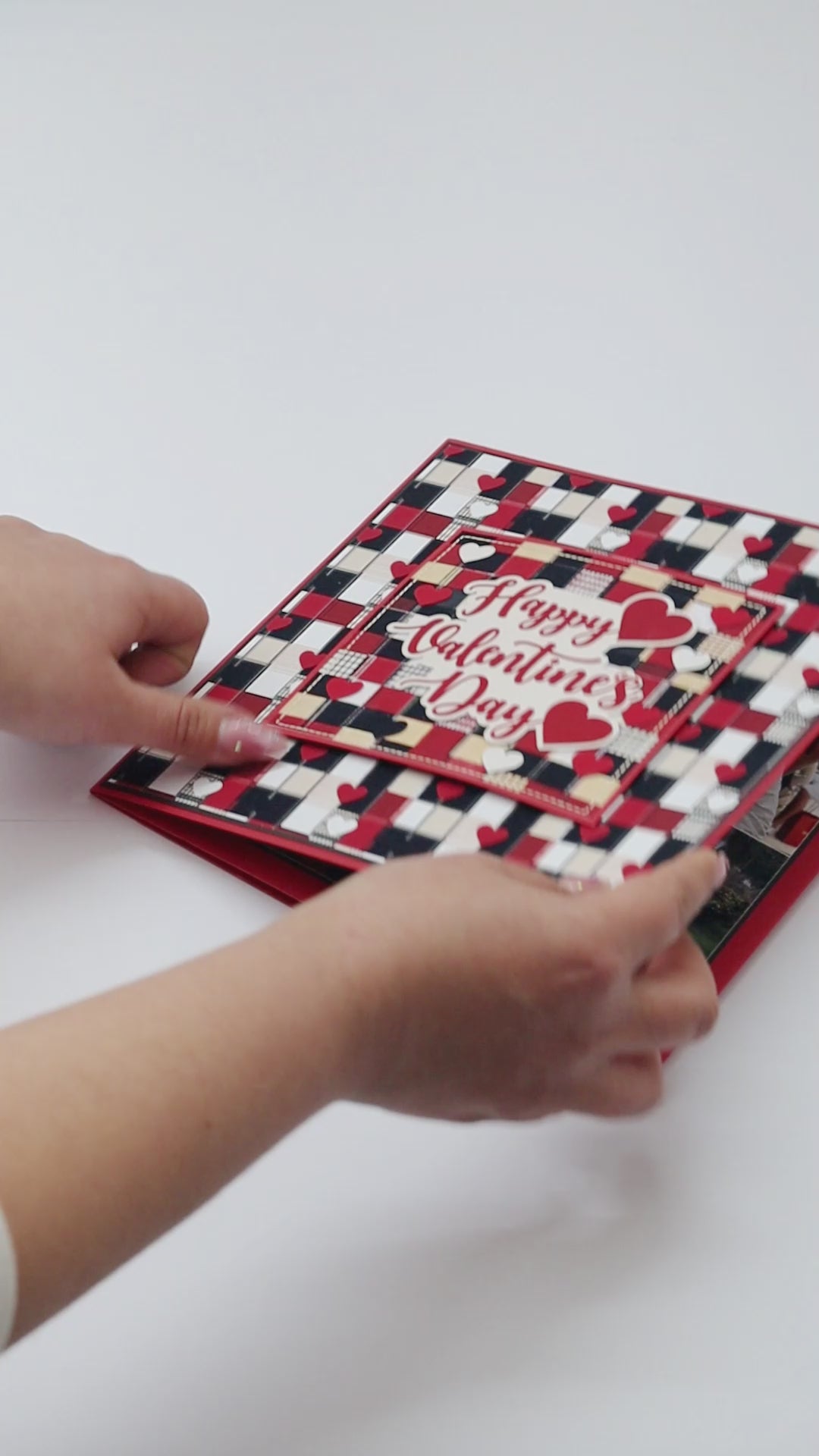 His Valentine's Waterfall card